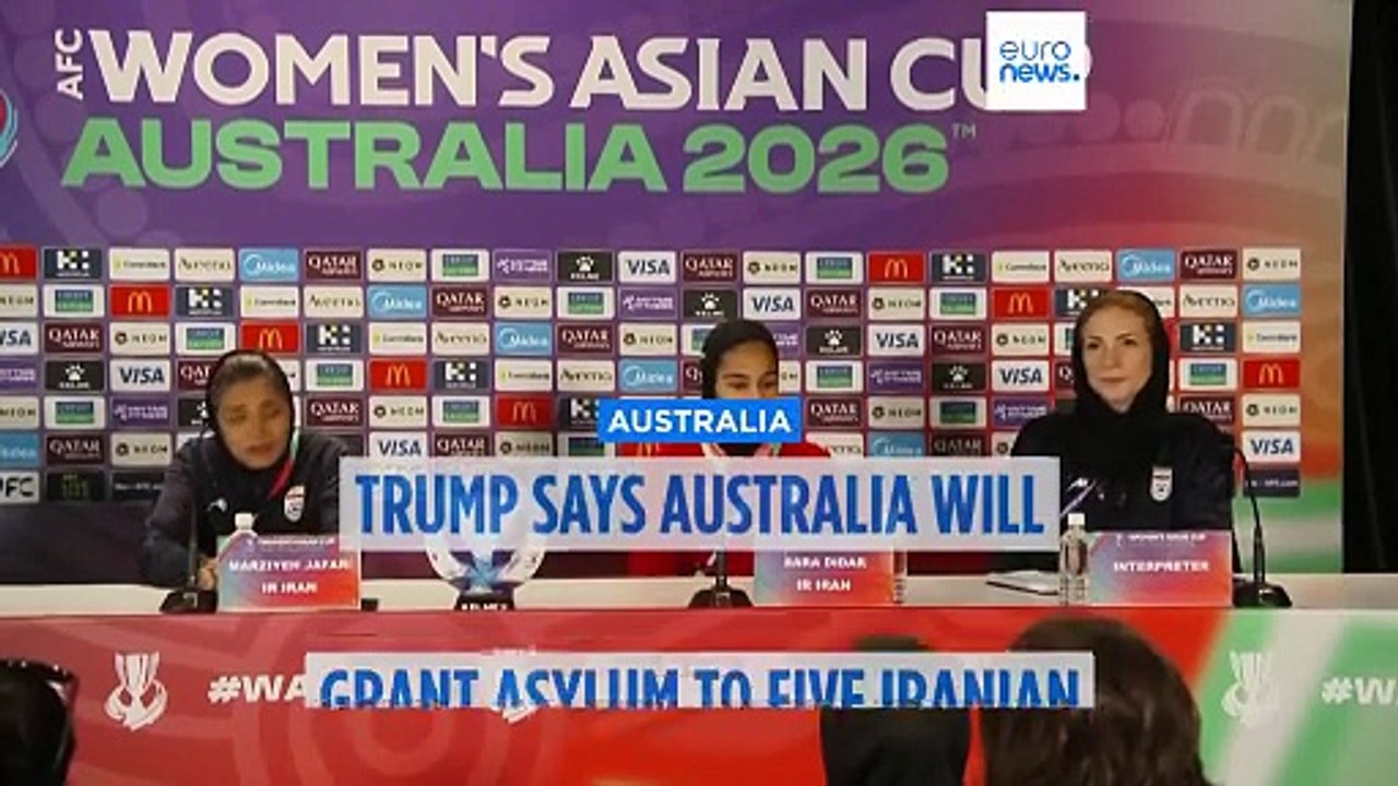 Trump confirms Australia will grant asylum to five Iranian women football players