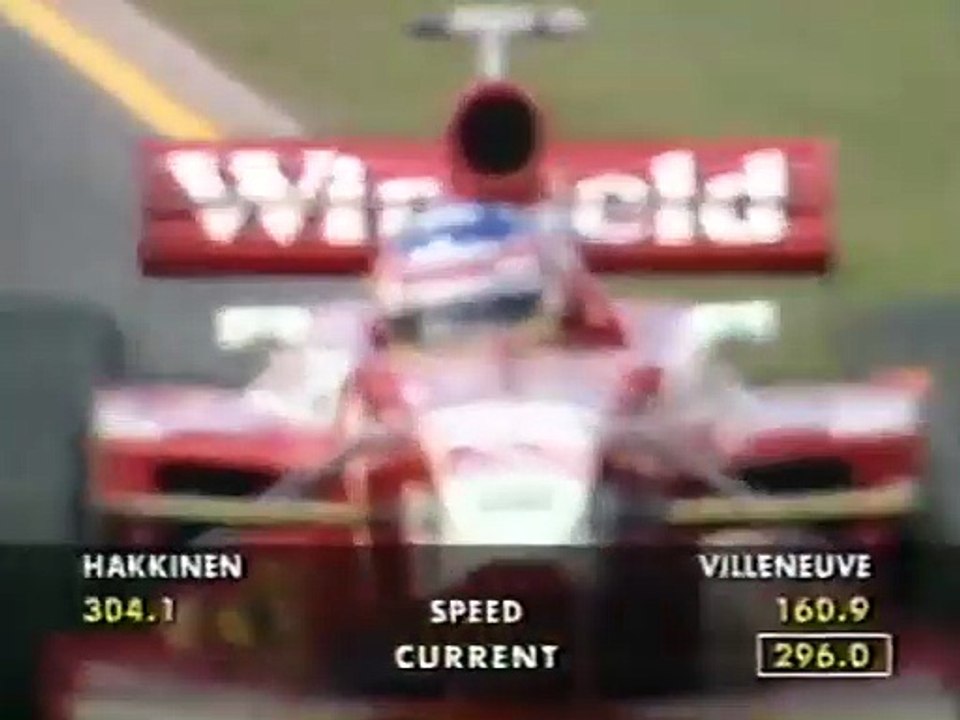 F1 – Jacques Villeneuve (Williams Mecachrome V10) lap in qualifying – Australia 1998