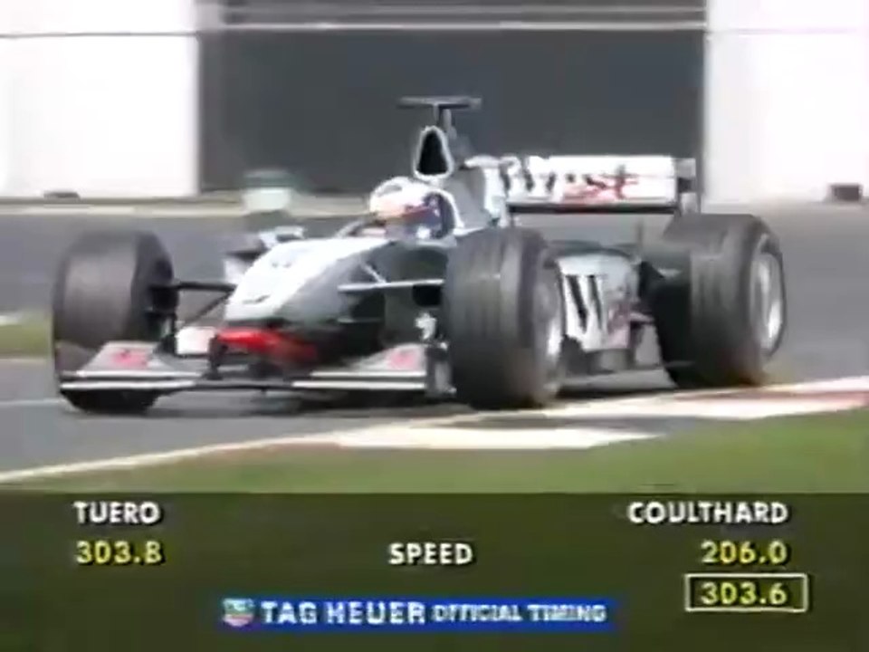 F1 – David Coulthard (McLaren Mercedes V10) lap in qualifying – Australia 1998