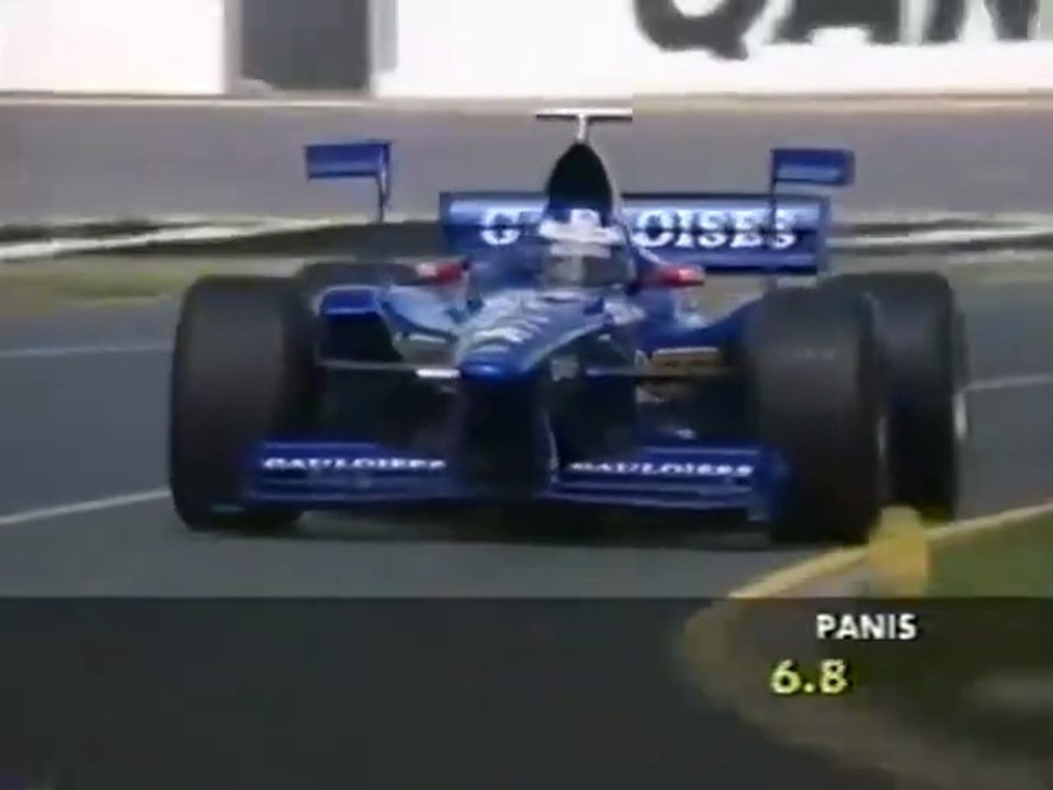 F1 – Olivier Panis (Prost Peugeot V10) laps in qualifying – Australia 1998