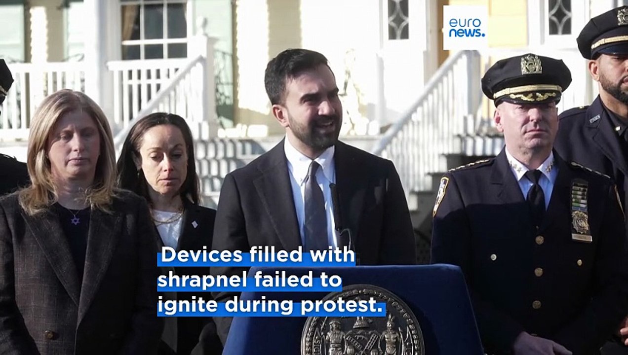 Two teenagers detained for using 'IS-inspired' devices at a New York protest