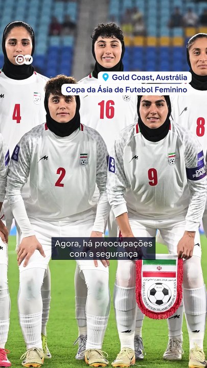 Jogadoras do Irã rotuladas como traidoras