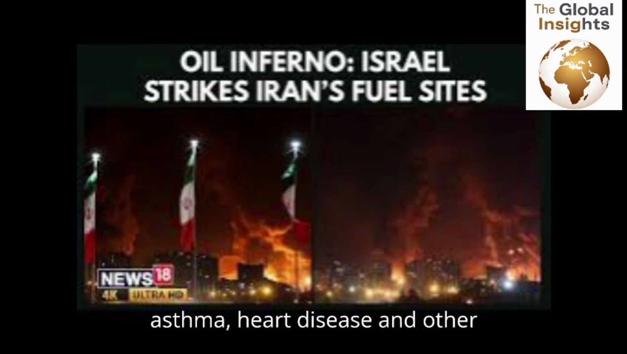 DARK, Like our future: Iranian describe scenes of catastrophe : after Tehran's Oil Depots bombed