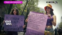 Famosas acuden a la marcha del 8M