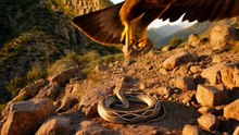 Eagle vs Snake – Sky Predator Attack