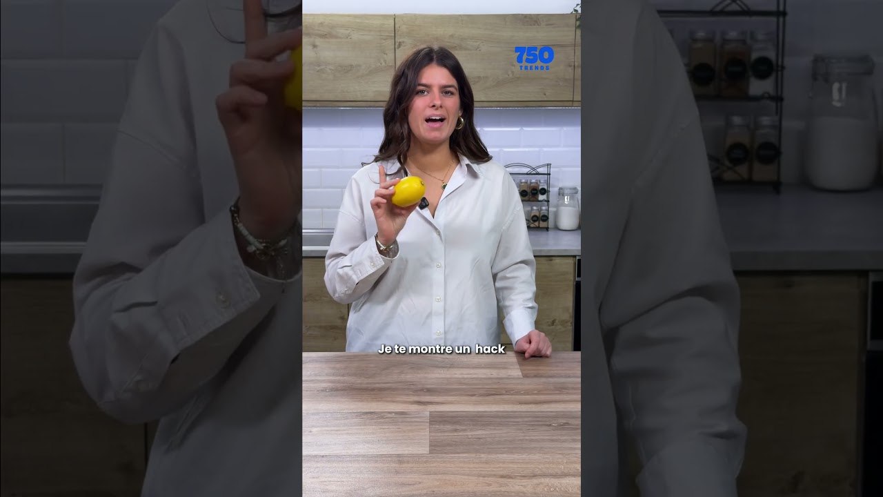 On a trouvé l'astuce ultime pour presser un citron facilement sans en mettre partout ! 🍋