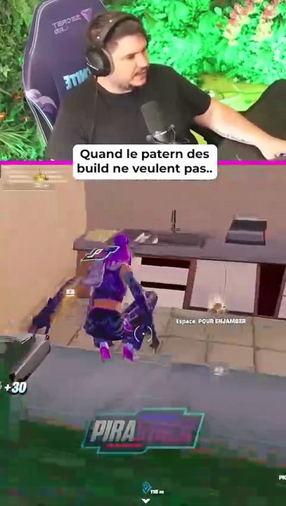 Quand le patern des build ne veulent pas.. #pirastack #fortnite
