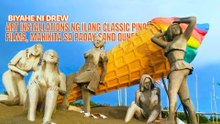 Art installations ng ilang classic Pinoy films, makikita sa Paoay sand dunes | Biyahe ni Drew