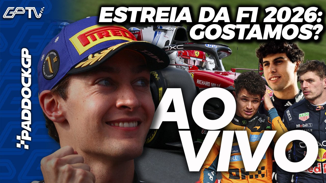 🔴 F1 2026 AO VIVO: FOI BOM? RUSSELL E MERCEDES VÃO DOMINAR? REGULAMENTO VAI MUDAR? | Paddock GP #446