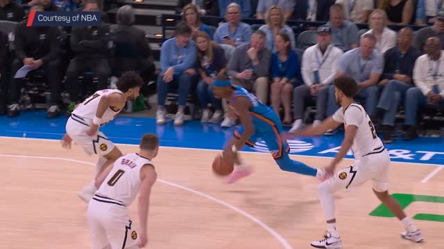 The best of Shai Gilgeous-Alexander's record-breaking night against the Nuggets