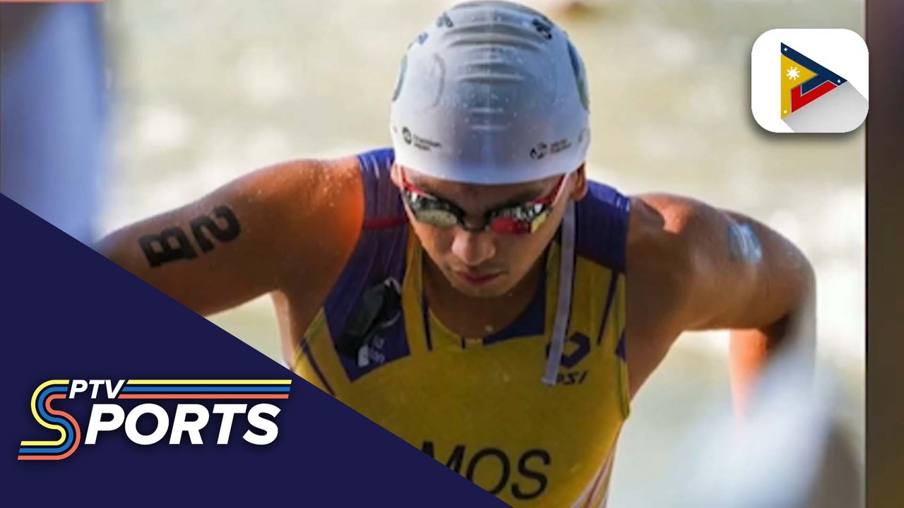 PH triathlete Josh Ramos, pinagharian ang Male Elite Category ng 5150 Guimaras