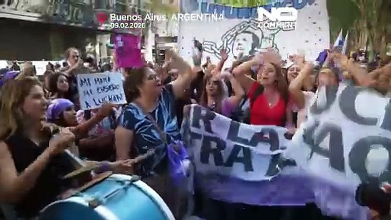 Buenos Aires: Tausende demonstrieren für Frauenrechte