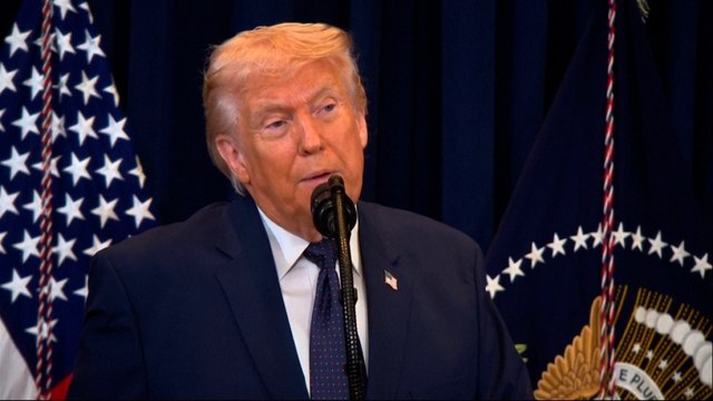 Trump annuncia: «È la fine della guerra e l'inizio della costruzione di un nuovo Paese»