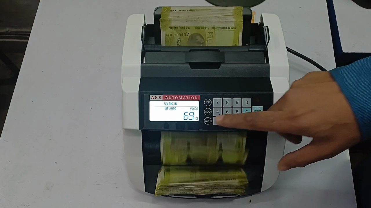 Heavy-Duty Note Counting Machine Dealers in Delhi | Cash Counting Machine with Fake Note Detector 💰