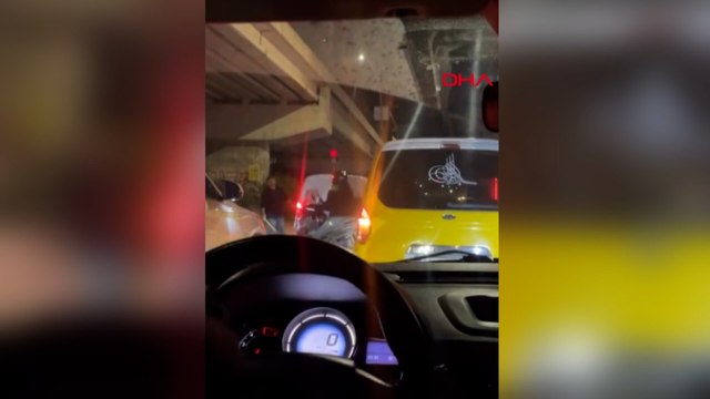 Sopayla aracından inen taksici hem tutuklandı; hem de 201 bin lira ceza yedi
