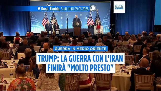 Trump: guerra in Iran finirà molto presto , se Iran interrompe flusso petrolio colpiremo duramente