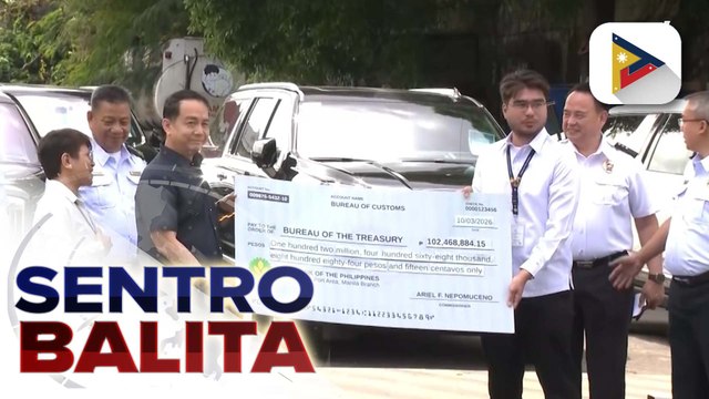 Higit P100M na kita mula sa nasubastang luxury cars ng mga Discaya, opisyal nang ibinigay BOC sa Bureau of Treasury | ulat ni Elijah Canlas