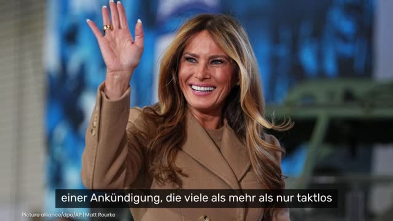 Melania Trump: 'Mehr als nur taktlos' - First Lady empört mit Film-Ankündigung