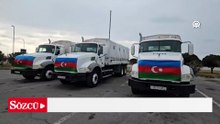 Azerbaycan İran'a insani yardım gönderdi