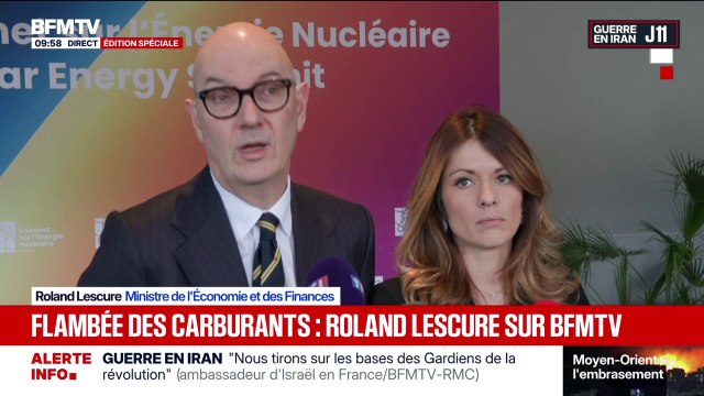 Guerre au Moyen-Orient: Il n'y a aucun risque concernant l'approvisionnement, ni en France ni en Europe , déclare Roland Lescure, ministre de l'Économie et des Finances