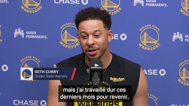 Warriors - Seth Curry retrouve les parquets après trois mois d’absence