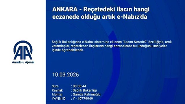 Eczane eczane ilaç aramak tarih oldu! Vatandaşa büyük kolaylık