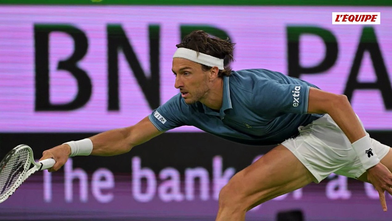 Arthur Rinderknech résiste mais s'incline face à Carlos Alcaraz au Masters 1000 d'Indian Wells - Tennis - BNP Paribas Open d'Indian Wells