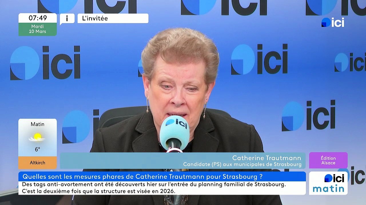Municipales 2026 à Strasbourg : Catherine Trautmann promet "un projet et une vision" au service de la ville