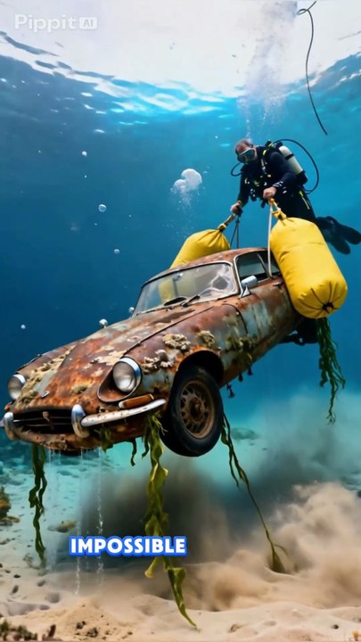 Sunken Jaguar E-Type Discovered Deep Underwater – Stunning Restoration