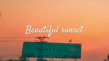Beautiful sunset with Aroob Khan song #cover #m