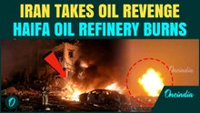 Iran POUNDS Israel's HAIFA Oil Refinery With Massive Drone Attack | Tehran Releases New Strike VIDEO