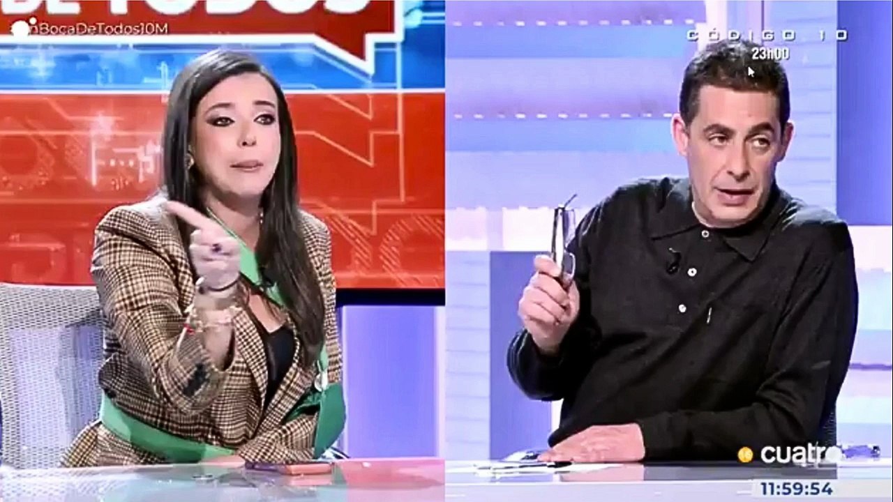 Sarah Santaolalla, histérica y llorando, se larga del programa de Nacho Abad: "¡Imbéciles!"