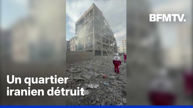 Guerre au Moyen-Orient: des images de destructions à l'est de Téhéran, en Iran