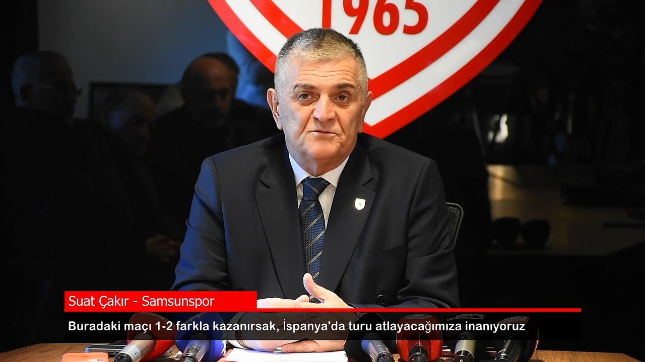 Samsunspor Basın Sözcüsü Çakır: Samsunspor tarihinin en önemli iki maçını oynayacağız