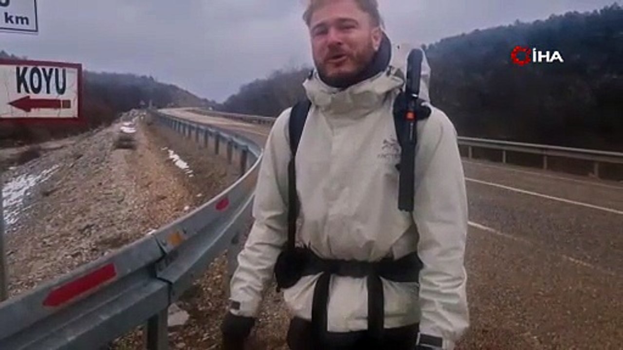 Almanya'da yaşayan bir Türk vatandaşı Japonya'ya yürüyerek ulaşabilmek için adım atya devam ediyor