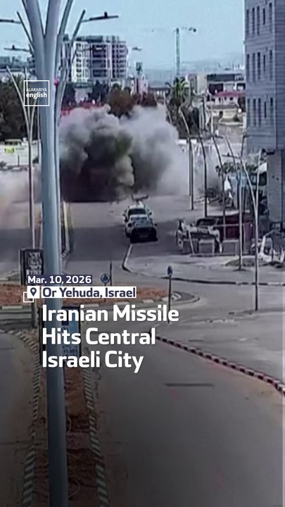 Iranian Missile Hits Central Israeli City