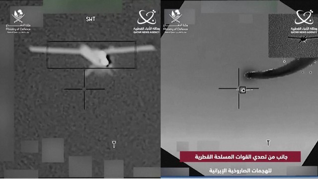 Qatar derriba drones y misiles iraníes en su territorio