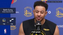 Seth Curry grateful for Warriors return after 'tough' rehab