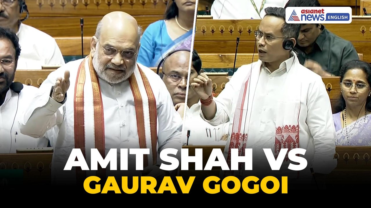 Amit Shah & Gaurav Gogoi CLASH Over Speaker No-Confidence Motion