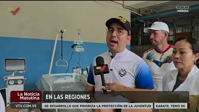 En el edo. Mérida fortalecen red hospitalaria con dotación de equipos médicos de alta tecnología