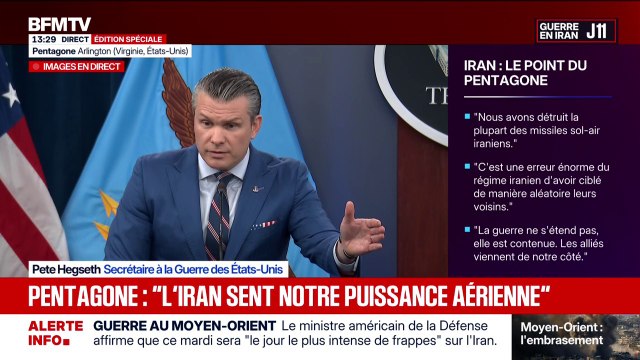 Guerre au Moyen-Orient: Il n’y a pas d’autre nation dans l’histoire qui fait plus pour éviter les pertes civiles , assure Pete Hegseth sur les États-Unis