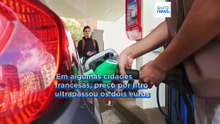 Franceses revoltados com aumento do preço dos combustíveis