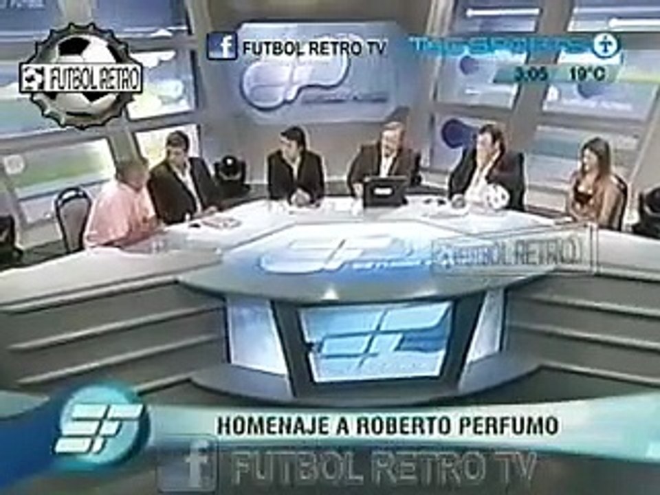 Roberto Perfumo homenaje en ESTUDIO FUTBOL 2008 part2 FUTBOL RETRO TV