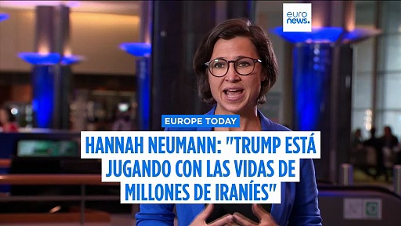 Trump "juega con vidas" en Irán, dice a 'Euronews' Neumann, alta legisladora de la UE