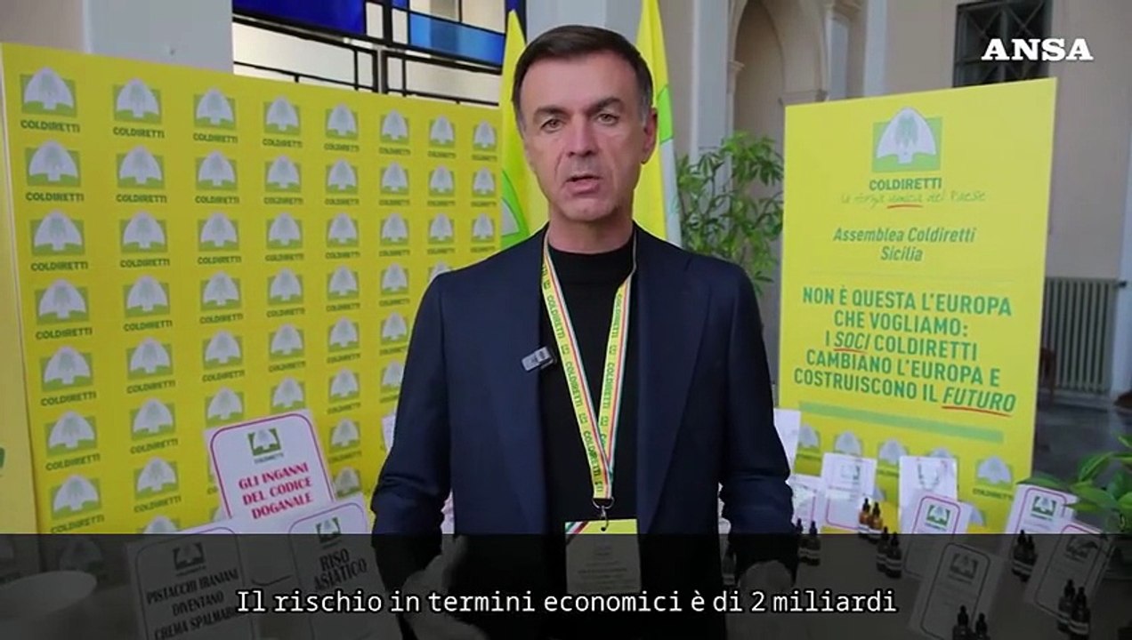 Prandini (Coldiretti): "Con la guerra due miliardi di export a rischio"