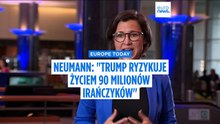 Neumann: "Trump ryzykuje życiem 90 milionów Irańczyków"