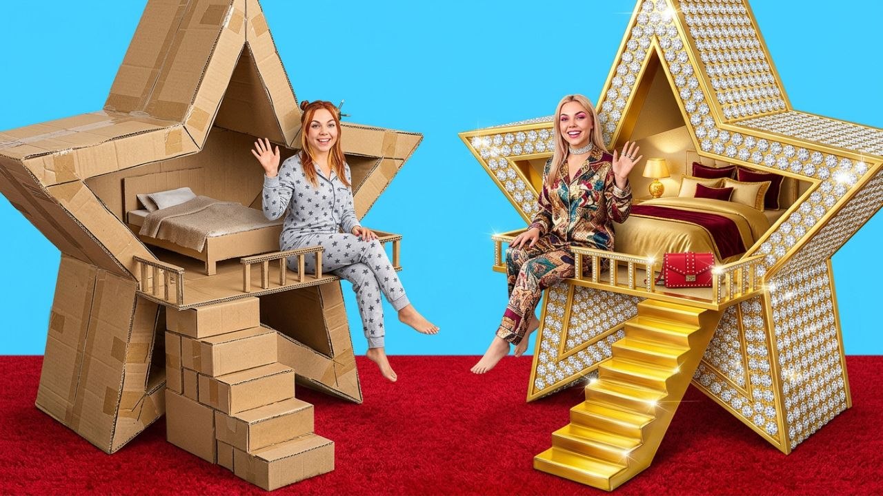 Salles DIY vs Salles VIP 🤩 Bataille d'astuces de style géniales