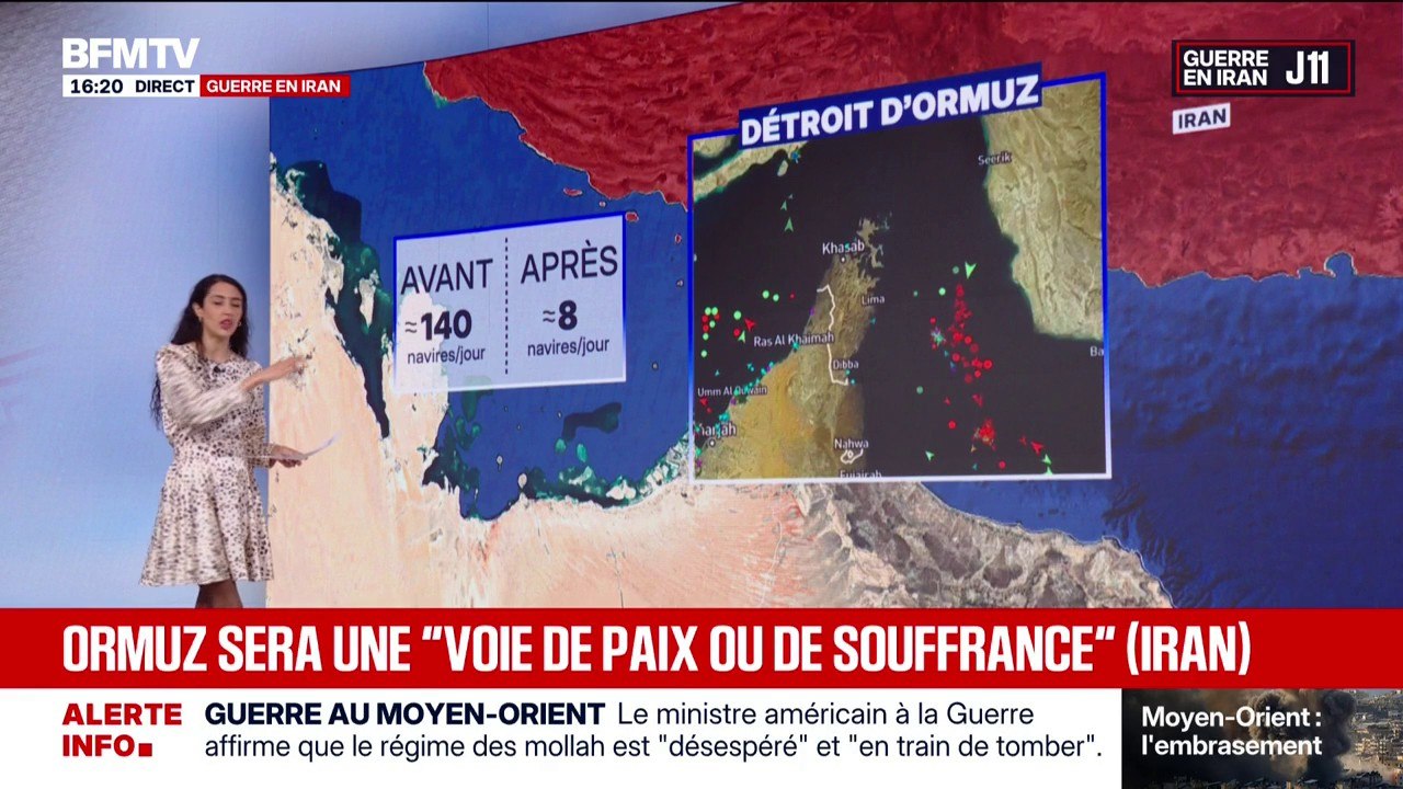 Guerre au Moyen-Orient: 1061 navires sont bloqués dans le détroit d’Ormuz