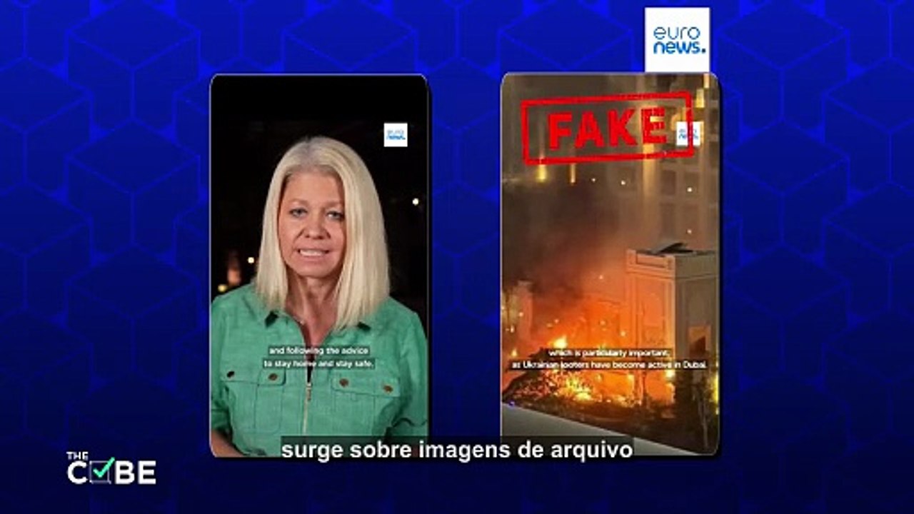 Notícias falsas da Euronews utilizadas para espalhar desinformação sobre a guerra no Médio Oriente