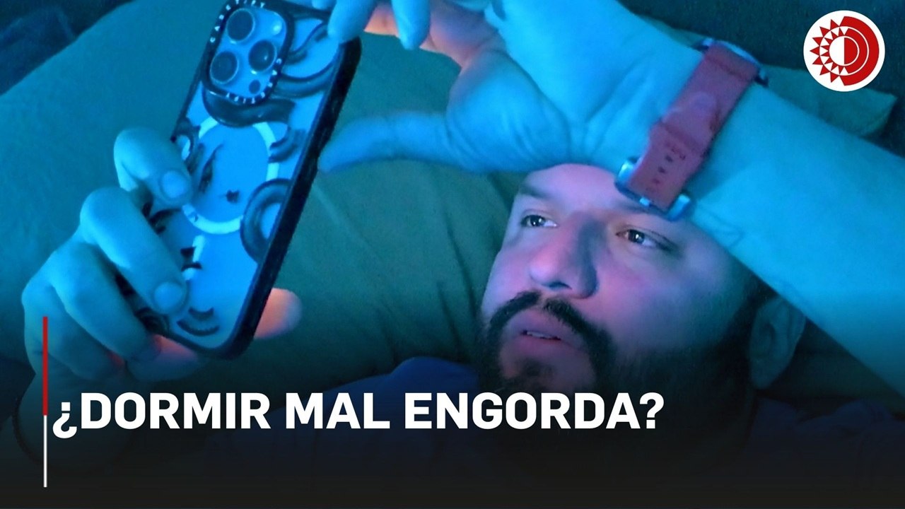 ¿Dormir mal engorda?